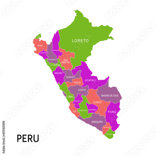 Map of peru