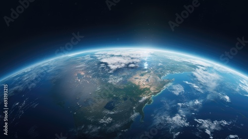 Planet Earth, the awe-inspiring landscapes, oceans, and atmosphere, providing a stunning visual narrative of our Earth from space.