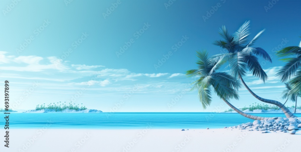 palm tree on the beach