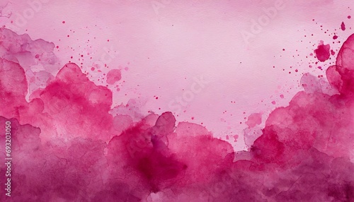 pink background texture watercolor stains and blotches on border mauve pink paper with burgundy valentine s day color photo