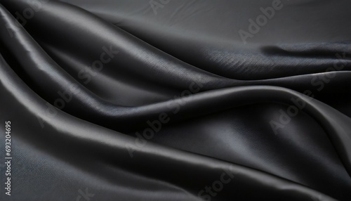 black luxury cloth abstract background dark liquid wave or black wavy folds silk or satin background elegant wallpaper