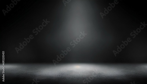 empty dark black room background black gradient texture for display your product