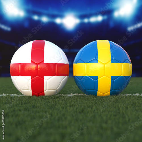 England vs. Sweden Soccer Match