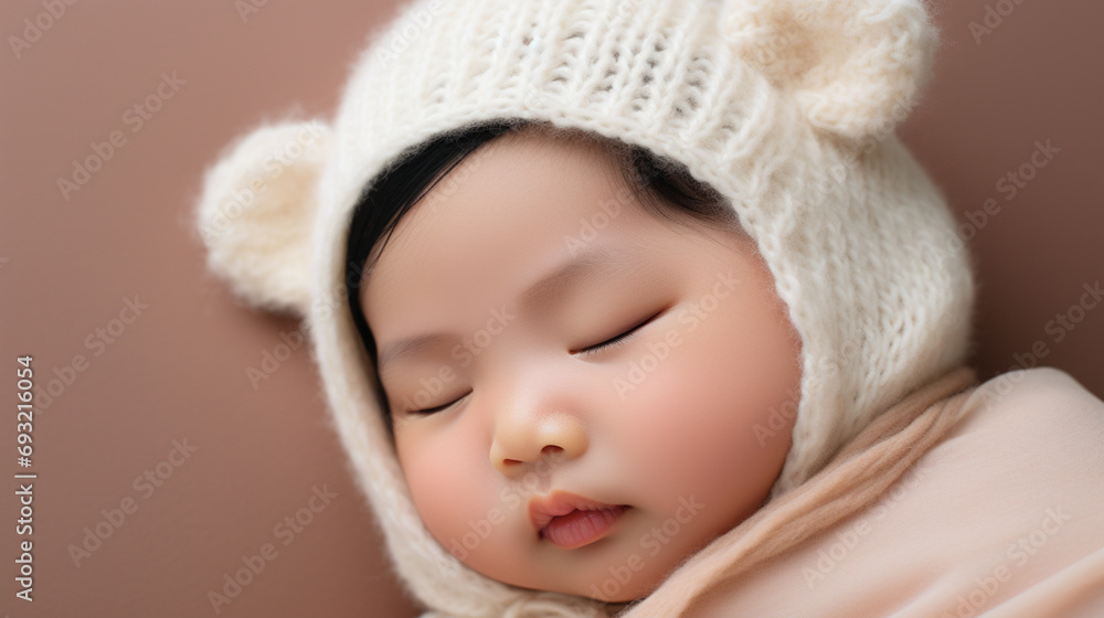 Child sleeping blanket, newborn bright colours