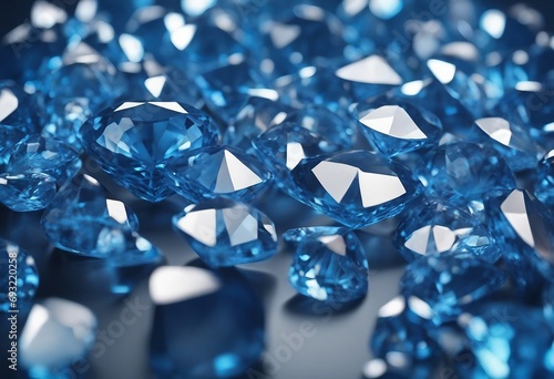 Light blue sapphire diamonds. Big carat luxury background