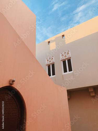 Dreamy Mediterranean Pastel Architecture 