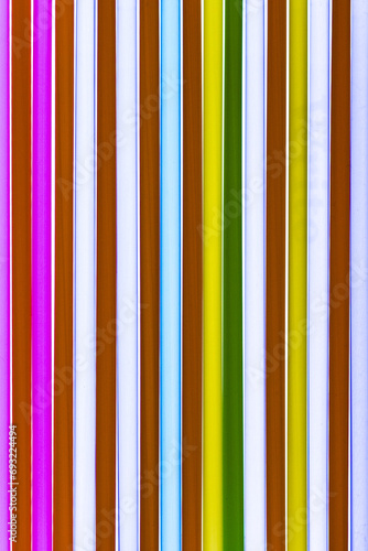 Straws in color