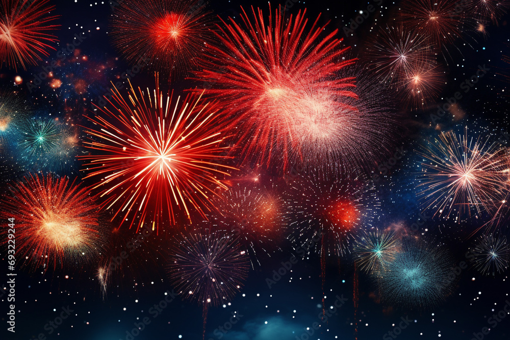New Year's Elegance: A Sparkling Celebration Underneath Glittering Lights, Ringing in the Fresh Beginnings of a Promising Year New Year's Elegance: A Sparkling Celebration Underneath Glittering Lights, Ringing in the Fresh Beginnings of a Promising Year