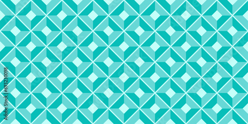 Nice 3D Geometry seamless pattern. perfect for wallpaper, 3D wall painting, interior design, web, ornament