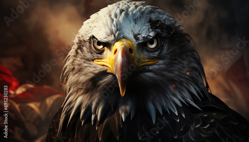 The bald eagle is a symbol of freedom, power, and majesty. © Falk