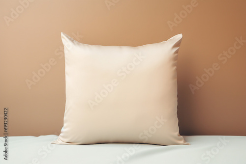 Pillow on a bed surface