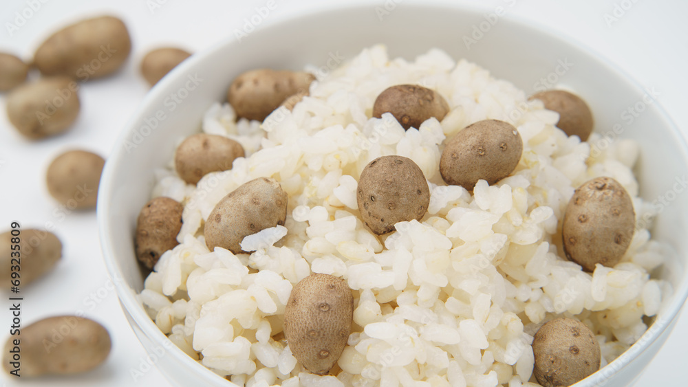 日本の食事|むかごご飯 イメージ 日本の食事|むかごご飯 イメージ