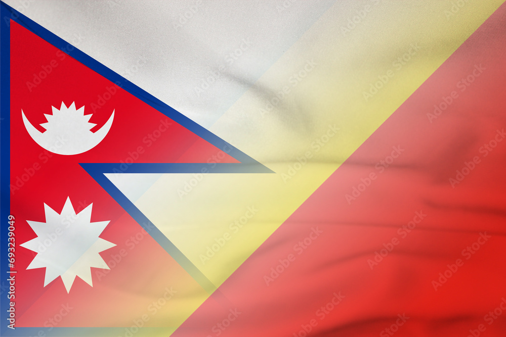 Nepal and Republic of the Congo political flag international relations COD NPL Nepal and Republic of the Congo political flag international relations COD NPL