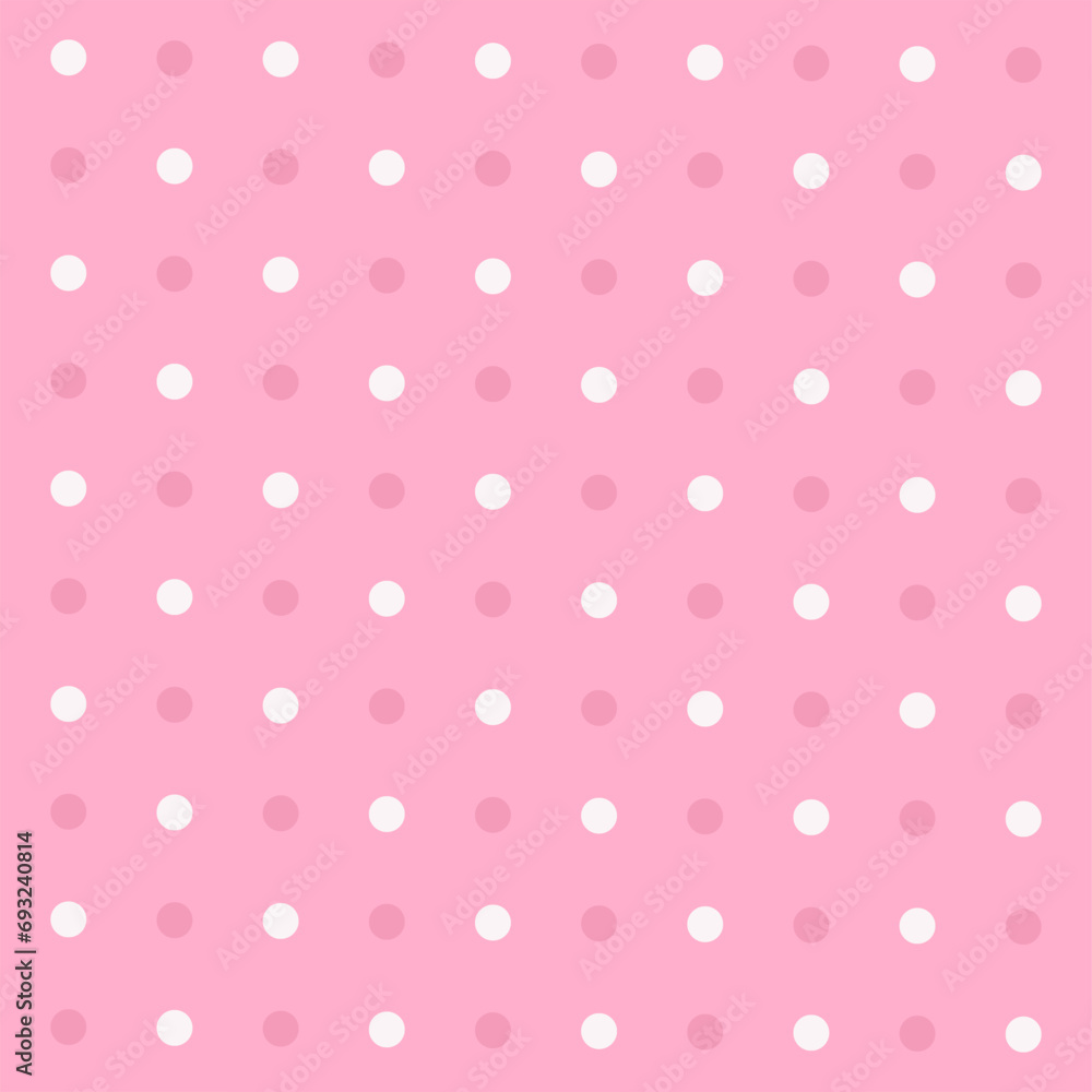 Pink Polka Dots Background Pink Polka Dots Background