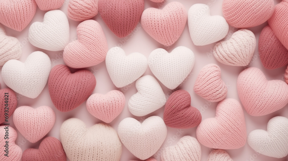 collection of hearts intricately knit with soft cotton in various sizes, creating a delightful ensemble that celebrates the warmth of handmade love collection of hearts intricately knit with soft cotton in various sizes, creating a delightful ensemble that celebrates the warmth of handmade love