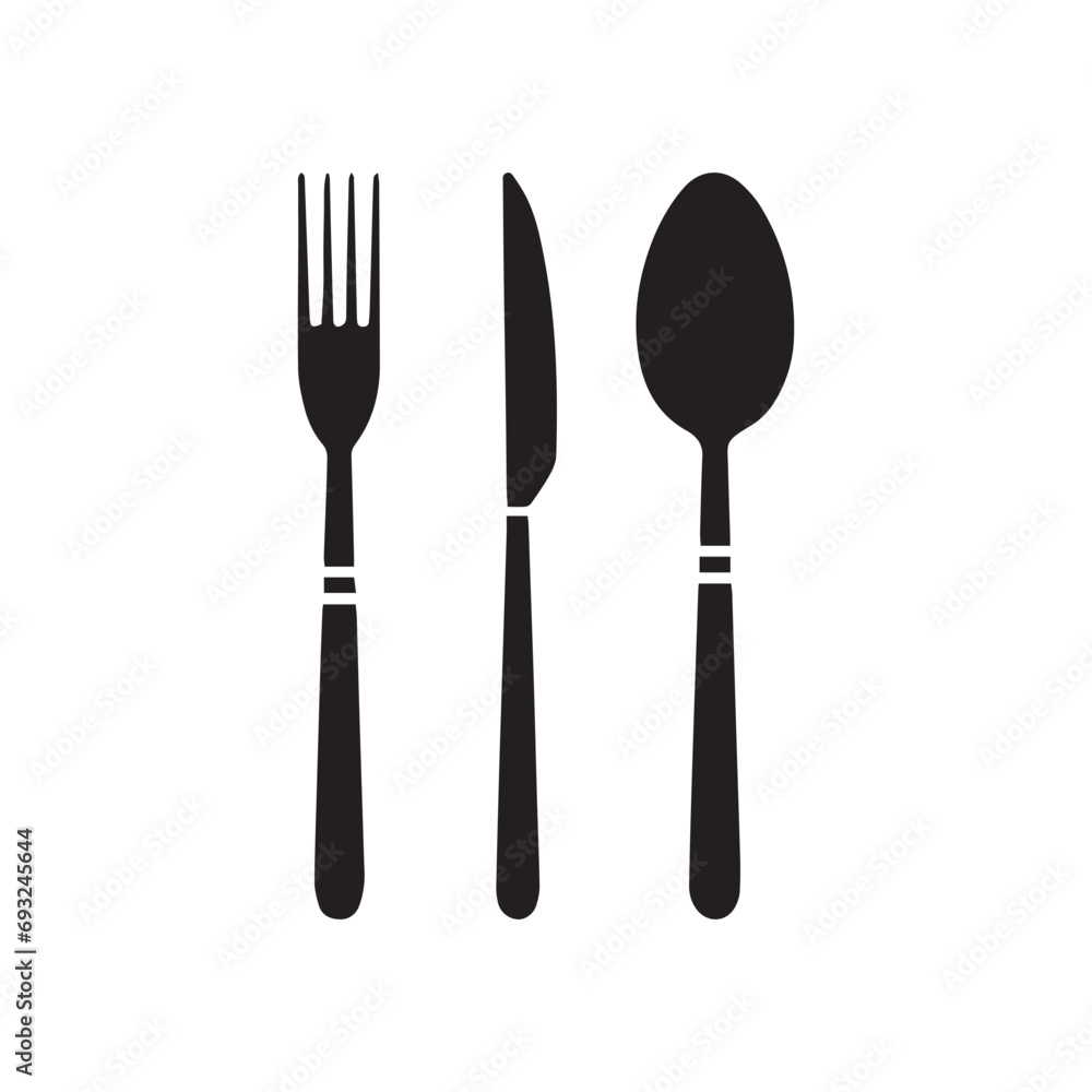 spoon and fork icon set. spoon, fork and knife icon vector. restaurant icon. Cutlery Restaurant Icon Set. Vector illustration on white background. spoon and fork icon set. spoon, fork and knife icon vector. restaurant icon. Cutlery Restaurant Icon Set. Vector illustration on white background.