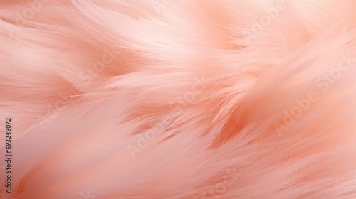 Closeup of a serene Peach Fuzz background, with a subtle ombre effect and gentle wisps of pale pink.