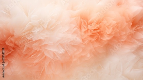 Closeup of a Peach Fuzz colored backdrop featuring gradient shades of peach and cream  creating a dreamy and ethereal backdrop.