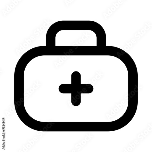 First Aid Kit Line UI Icon