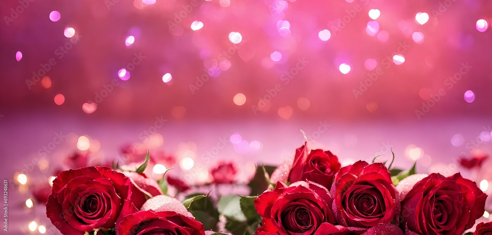 ハートの形をした花束、ピンクの背景、バレンタインデー|Bouquet of flowers in the shape of a heart, pink background. valentine's day. Generative AI ハートの形をした花束、ピンクの背景、バレンタインデー|Bouquet of flowers in the shape of a heart, pink background. valentine's day. Generative AI