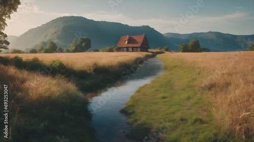 Vintage Landscape Background Very Cool