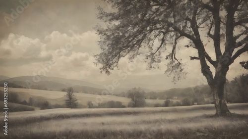 Vintage Landscape Background Very Cool