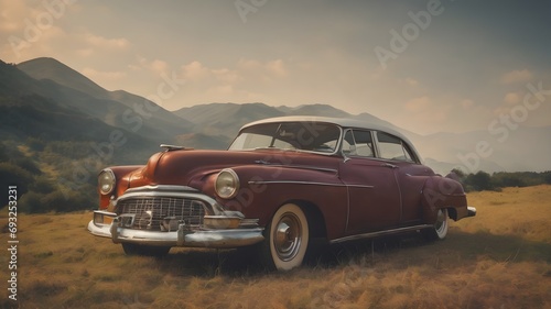 Vintage Landscape Background Very Cool