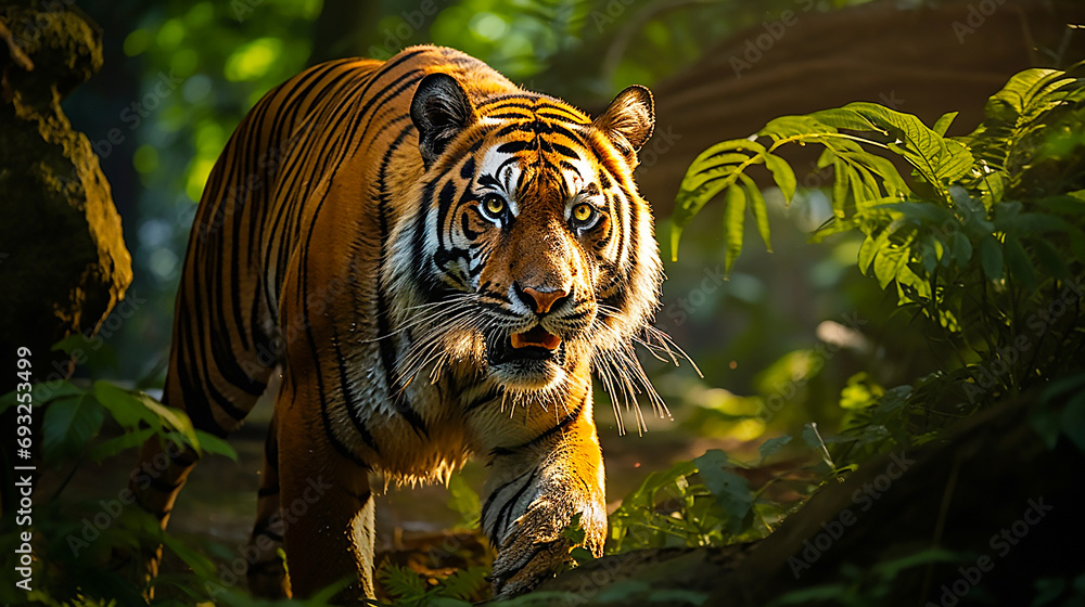 Pictures of beautiful tigers in the jungle. Pictures of beautiful tigers in the jungle.
