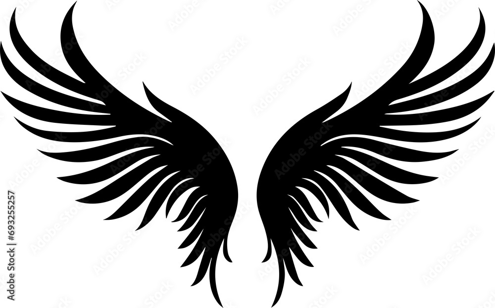 Fototapeta premium beautiful angel wings