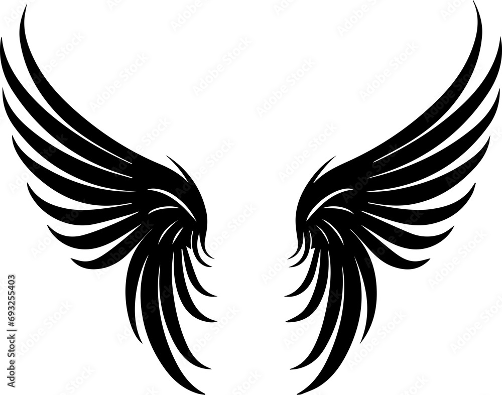 Fototapeta premium beautiful angel wings