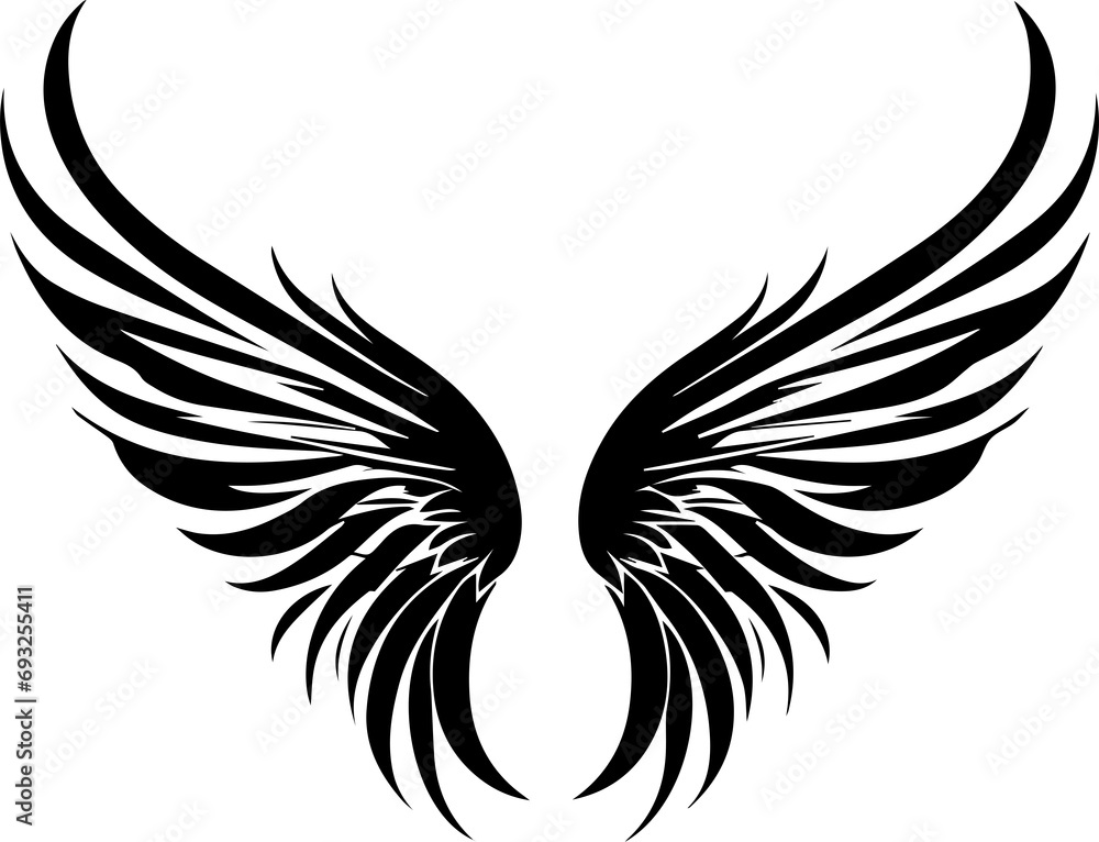 Fototapeta premium beautiful angel wings