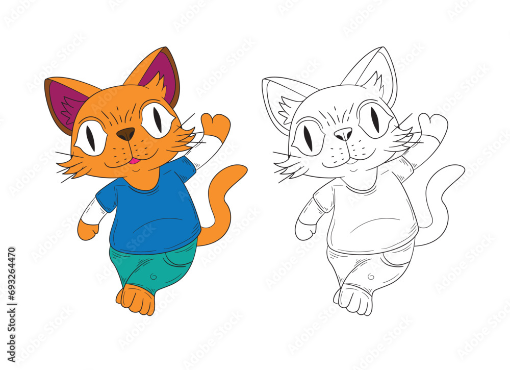 cute animal illustration for book drawing page cute animal illustration for book drawing page