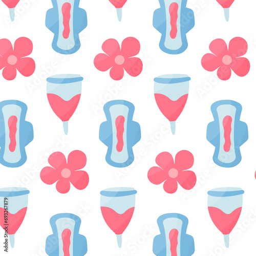 feminine hygiene menstrual cups blood pads flower