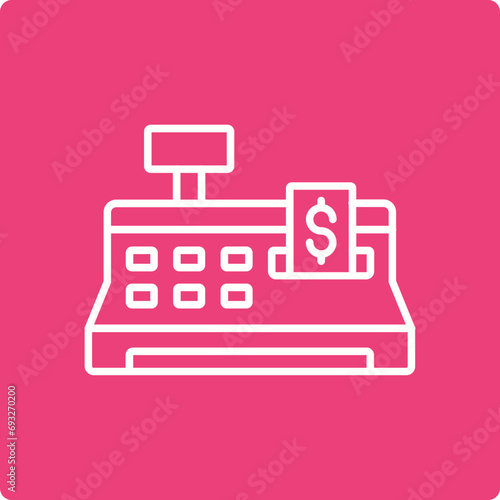 Cashier Machine Icon