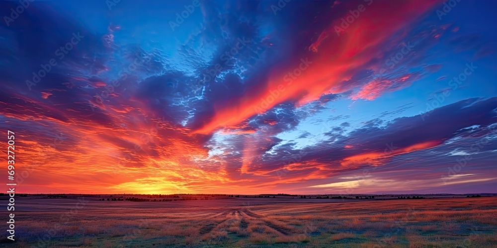 dramatic sunset sky colorful colors of dawn incredible beauty a beautiful 