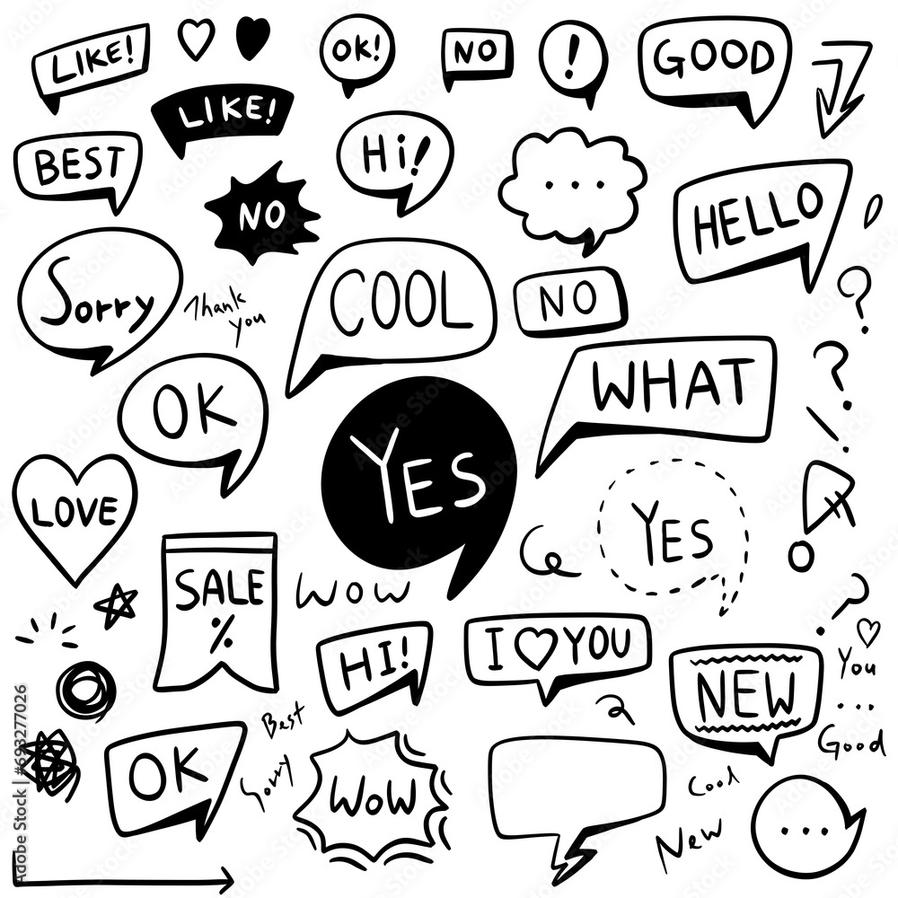 hand drawn bubbles doodle illustration hand drawn bubbles doodle illustration