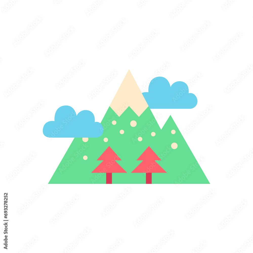 illustration of a mountain