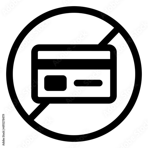 no debit card