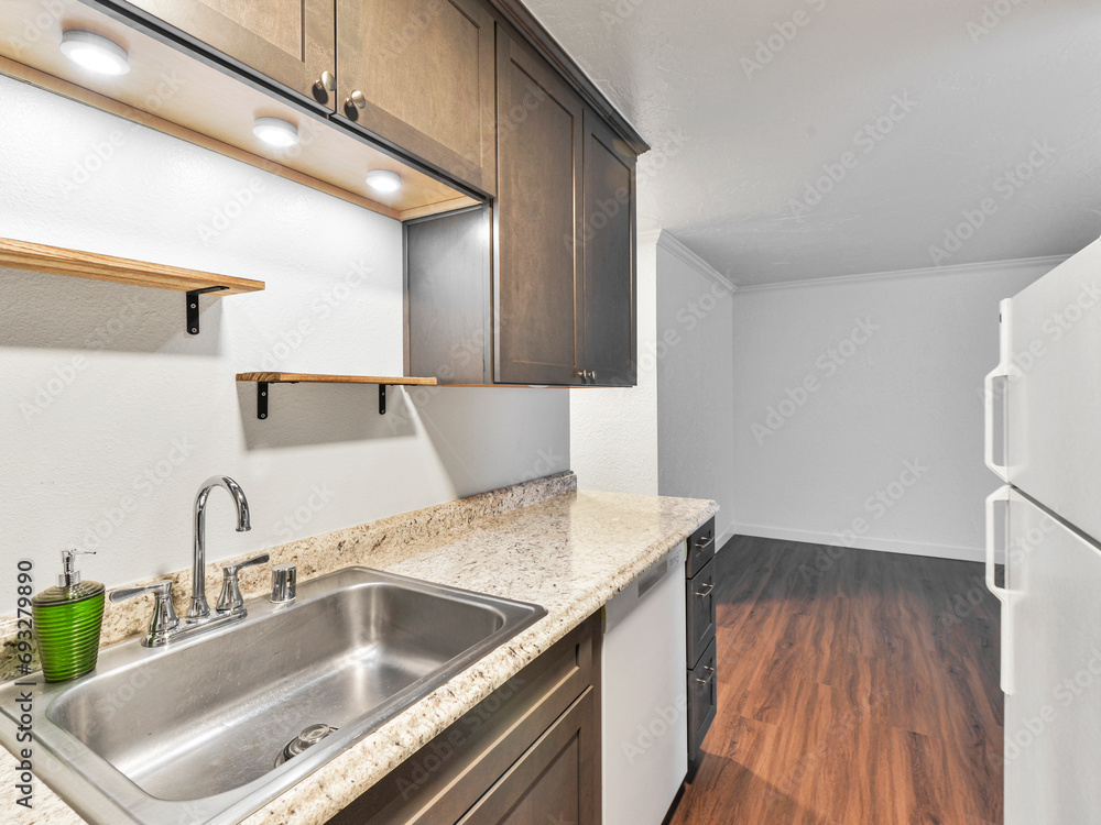 Modern residential kitchen interior Modern residential kitchen interior