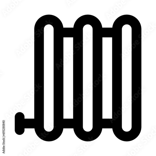Central Heating Line UI Icon