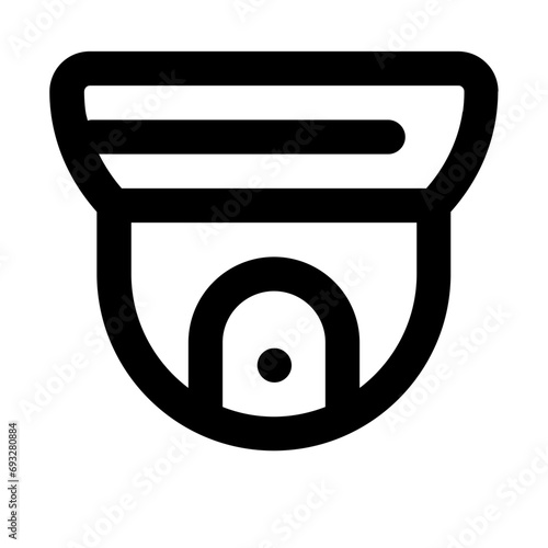 Security Camera Line UI Icon
