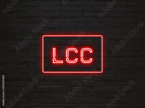 LCC のネオン文字 photo