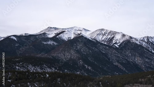 Timelapse of Mount Antero in the Rocky Mountains Colorado photo