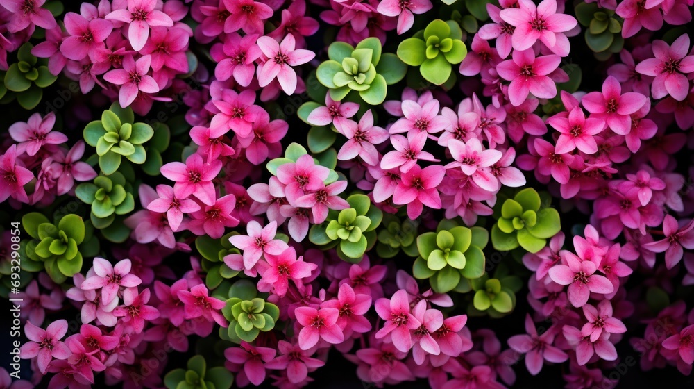 Top View Sedums Background Top View Sedums Background