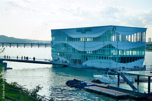 Photography Seoul Wave Art Center on the Han River