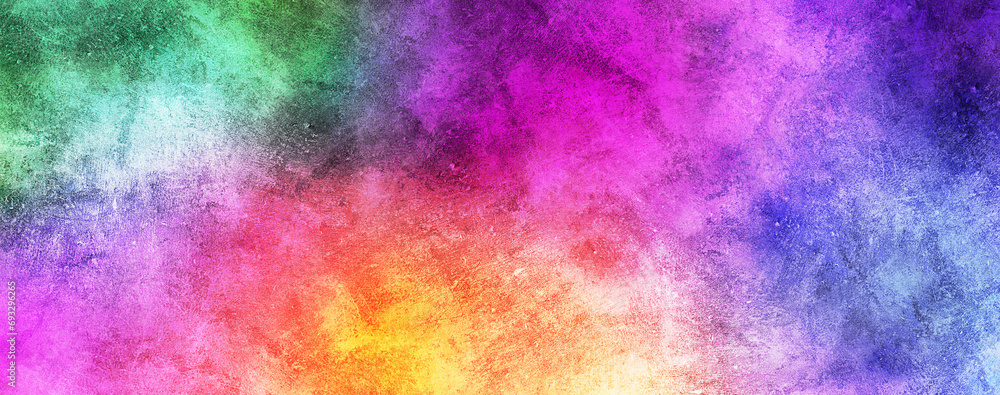 Bold Iridescent Color Euphoria Glowing Background