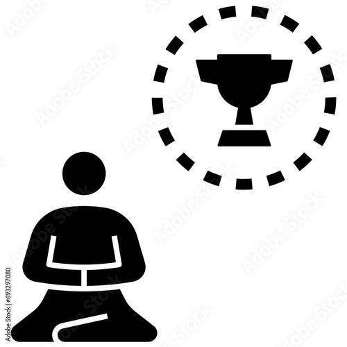 expectation glyph style icon