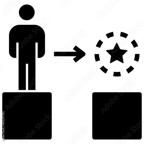 opportunity glyph style icon
