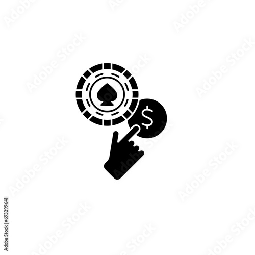 betting concept line icon. Simple element illustration. betting concept outline symbol design.