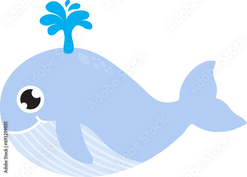 cute whale cartoon